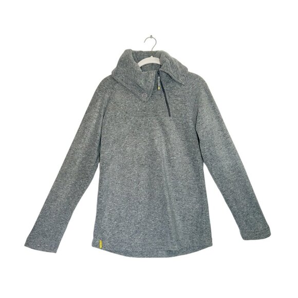 Lolë Women's Warm Sweater Long Sleeve Pullover in Gray - Sz M - Picture 2 of 10